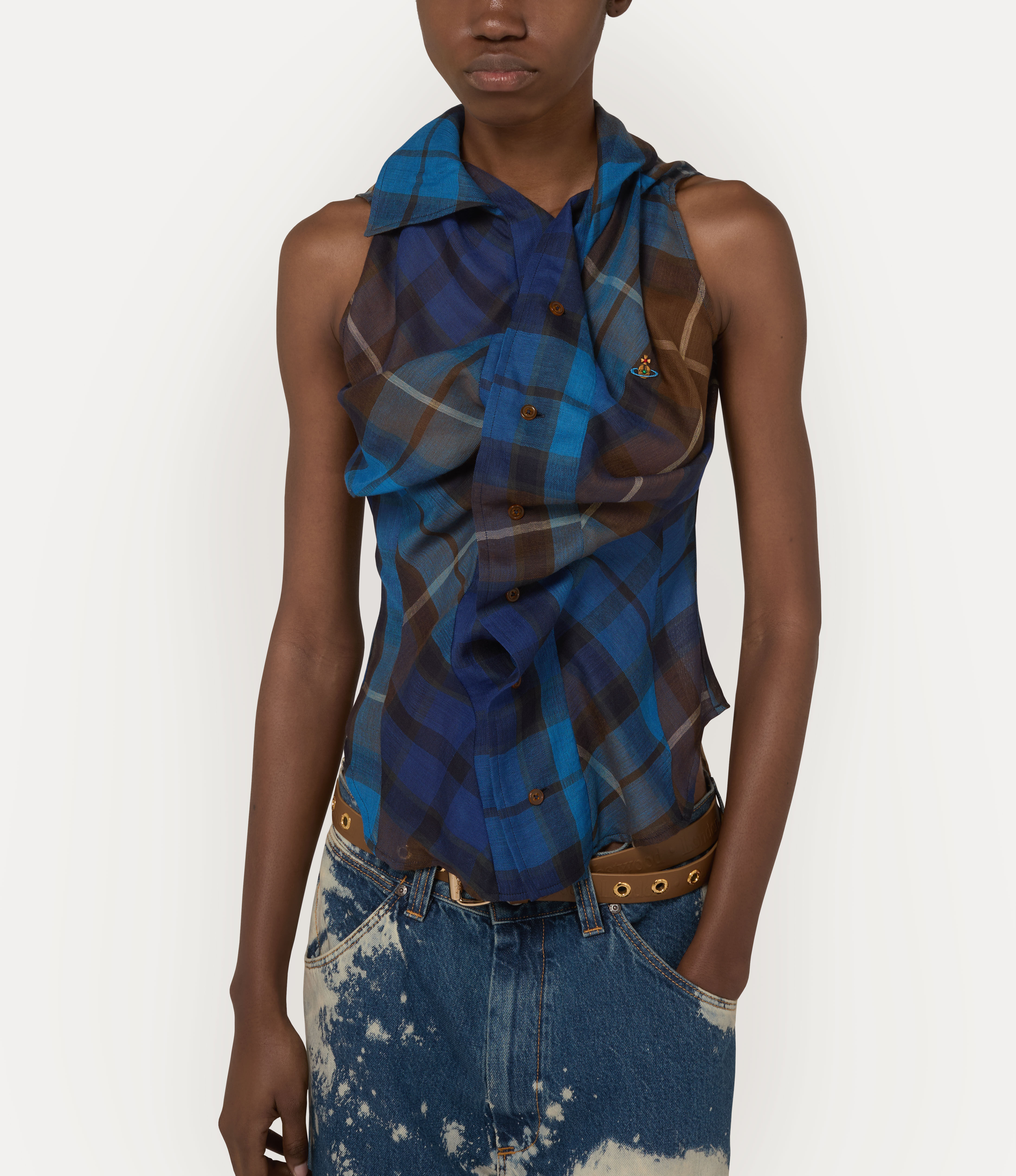 Short Sleeve Drunken Shirt   large image number 4