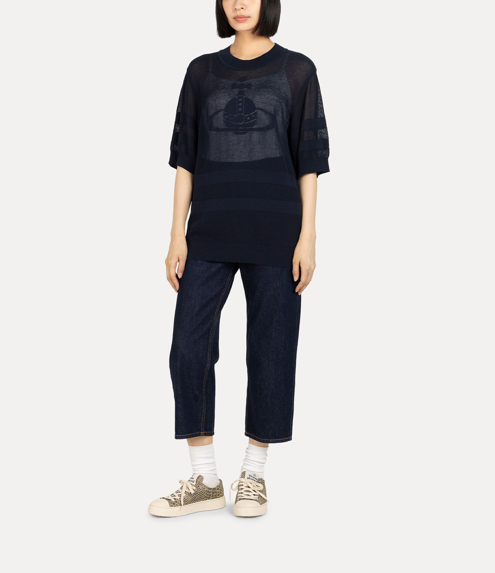 Knit Short Sleeve Top  large image number 2
