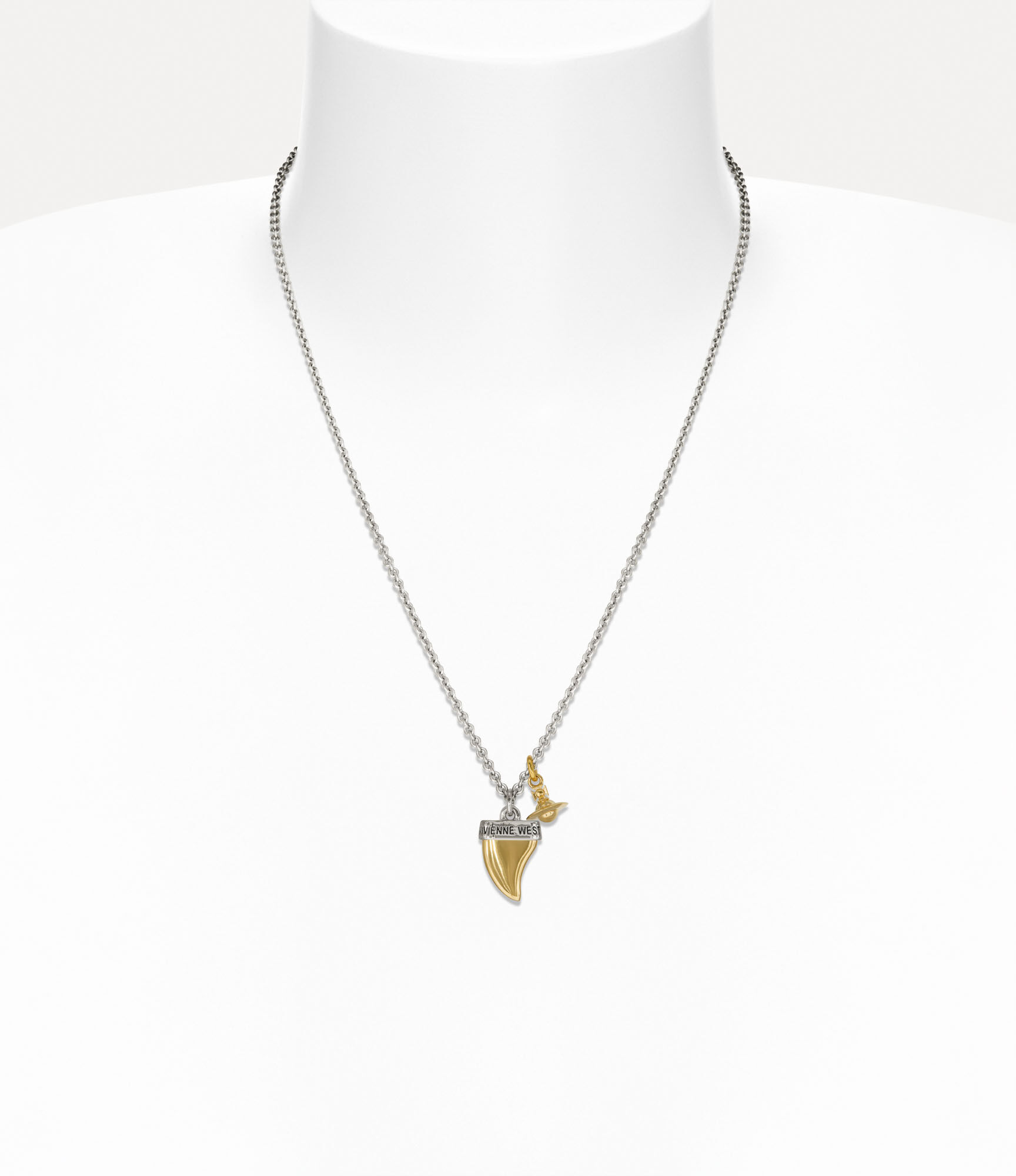 Man. Shark Tooth Pendant Necklace  large image number 2