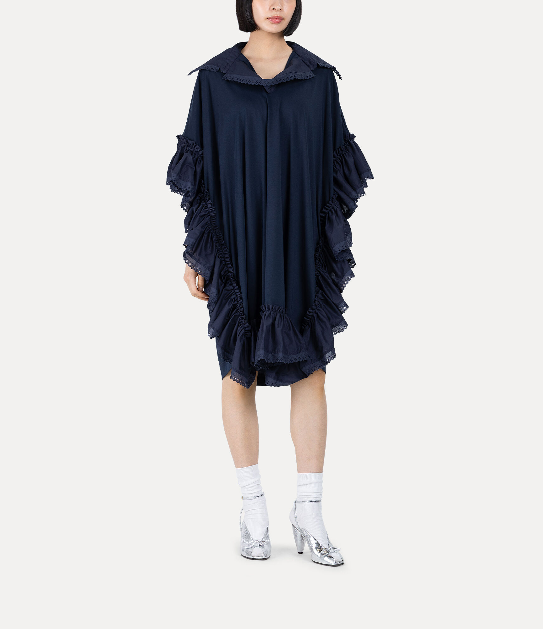 Dry Cotton Jersey Frill Dress  large image number 4