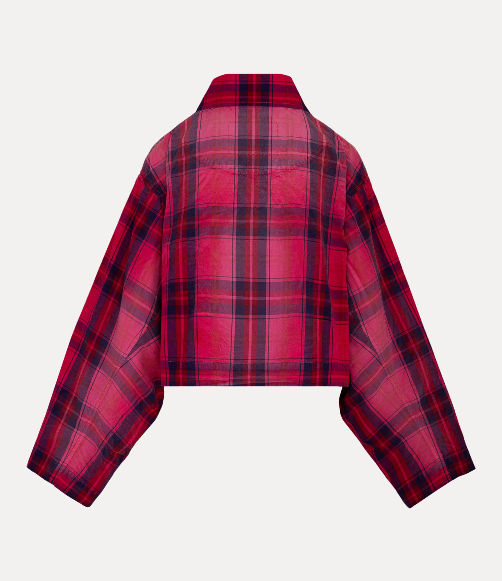 Cotton Tartan Overdye Jacket  large image number 5