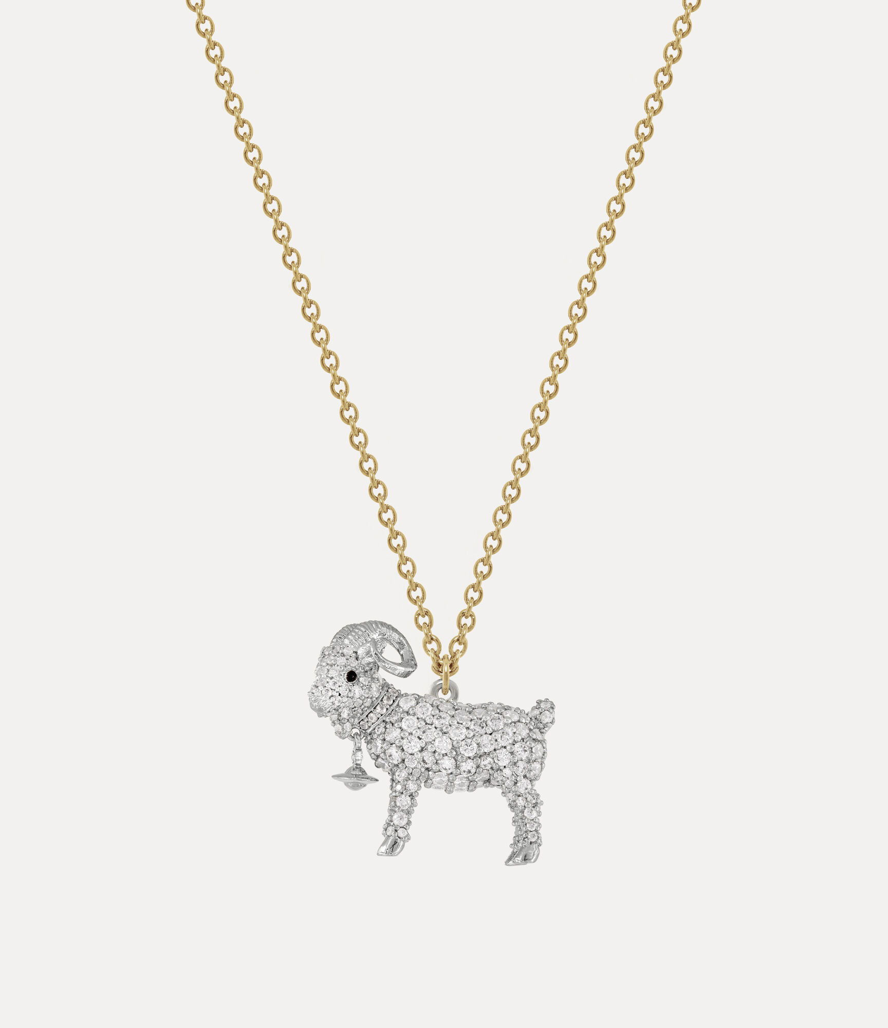 Goat Long Pendant Necklace