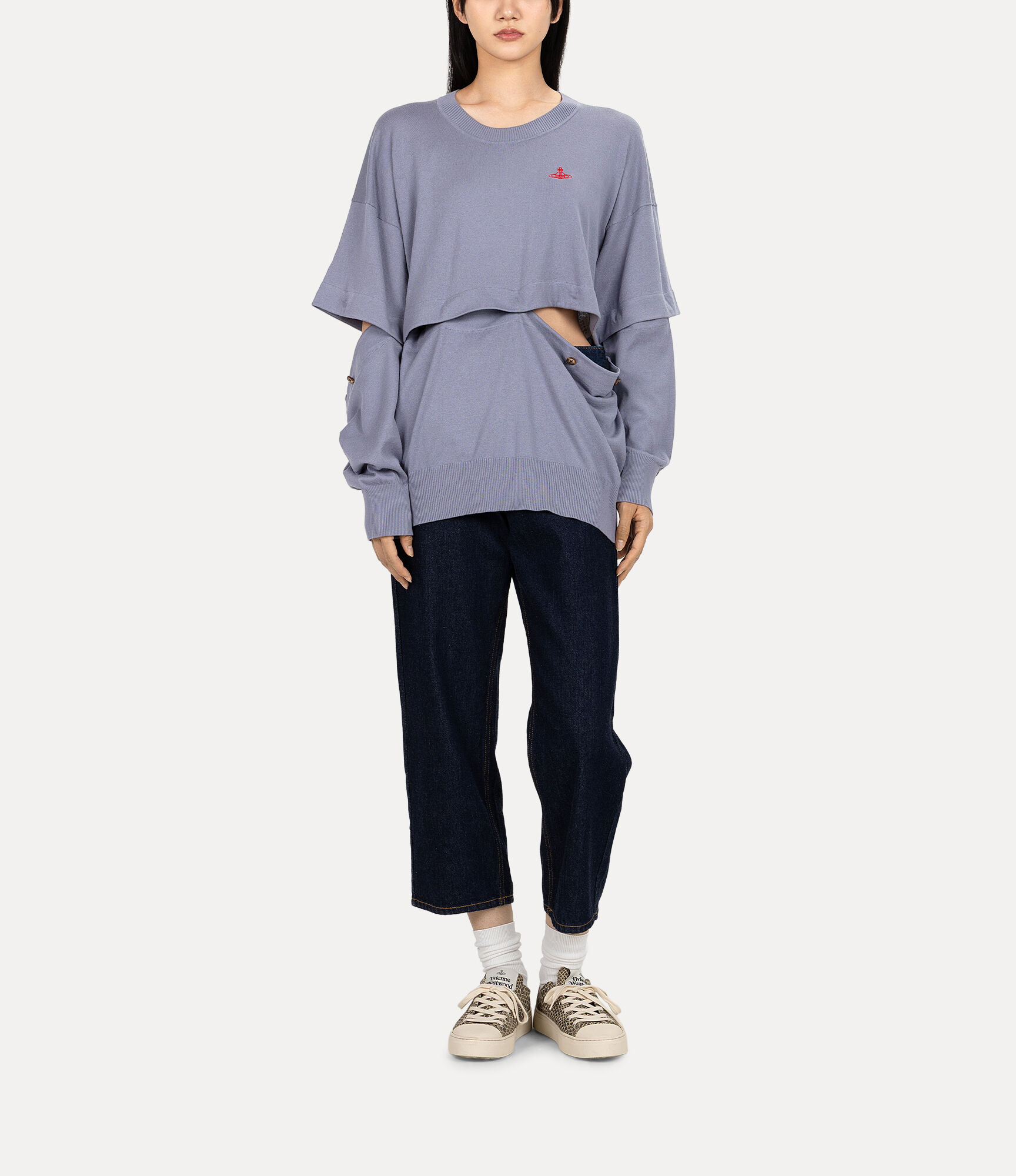 Detachable Knit Pullover  large image number 2