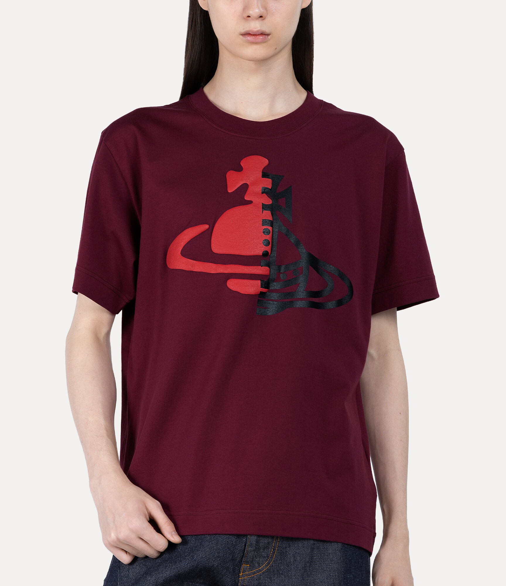 Half and Half Relaxed T-shirt  large image number 7