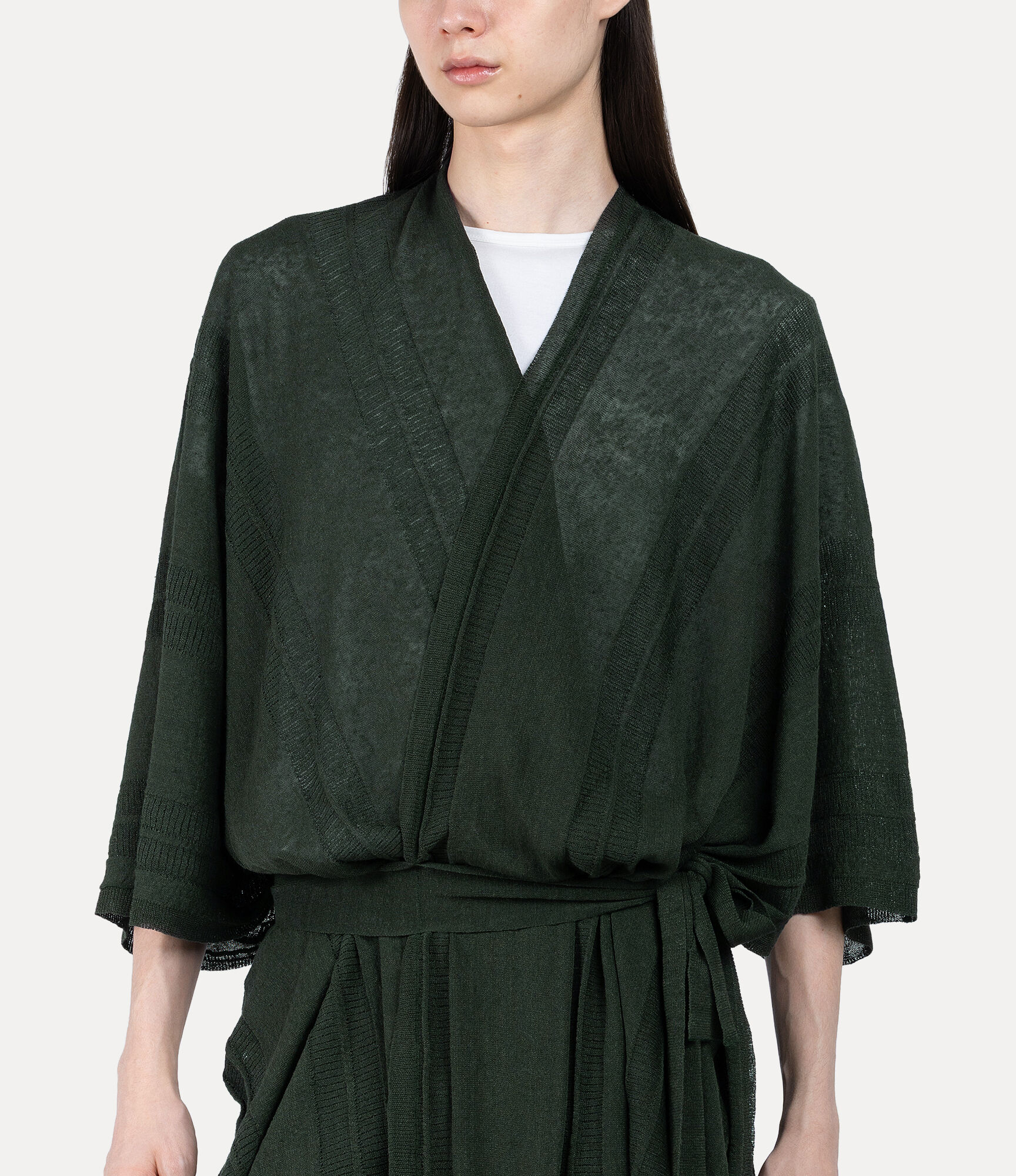 Asymmetry Knit Gown  large image number 4