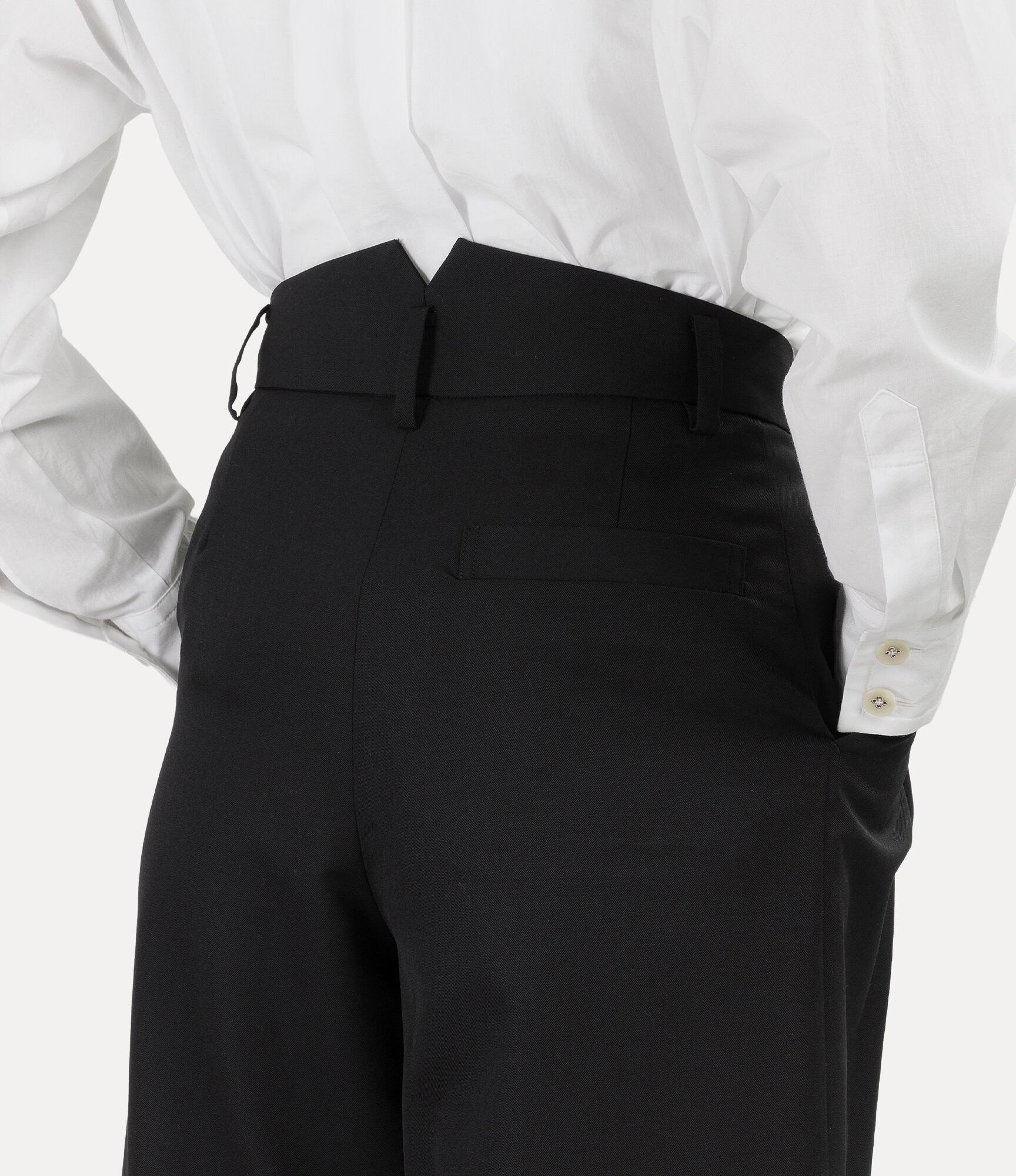 Gabardine Flare Trousers  large image number 5