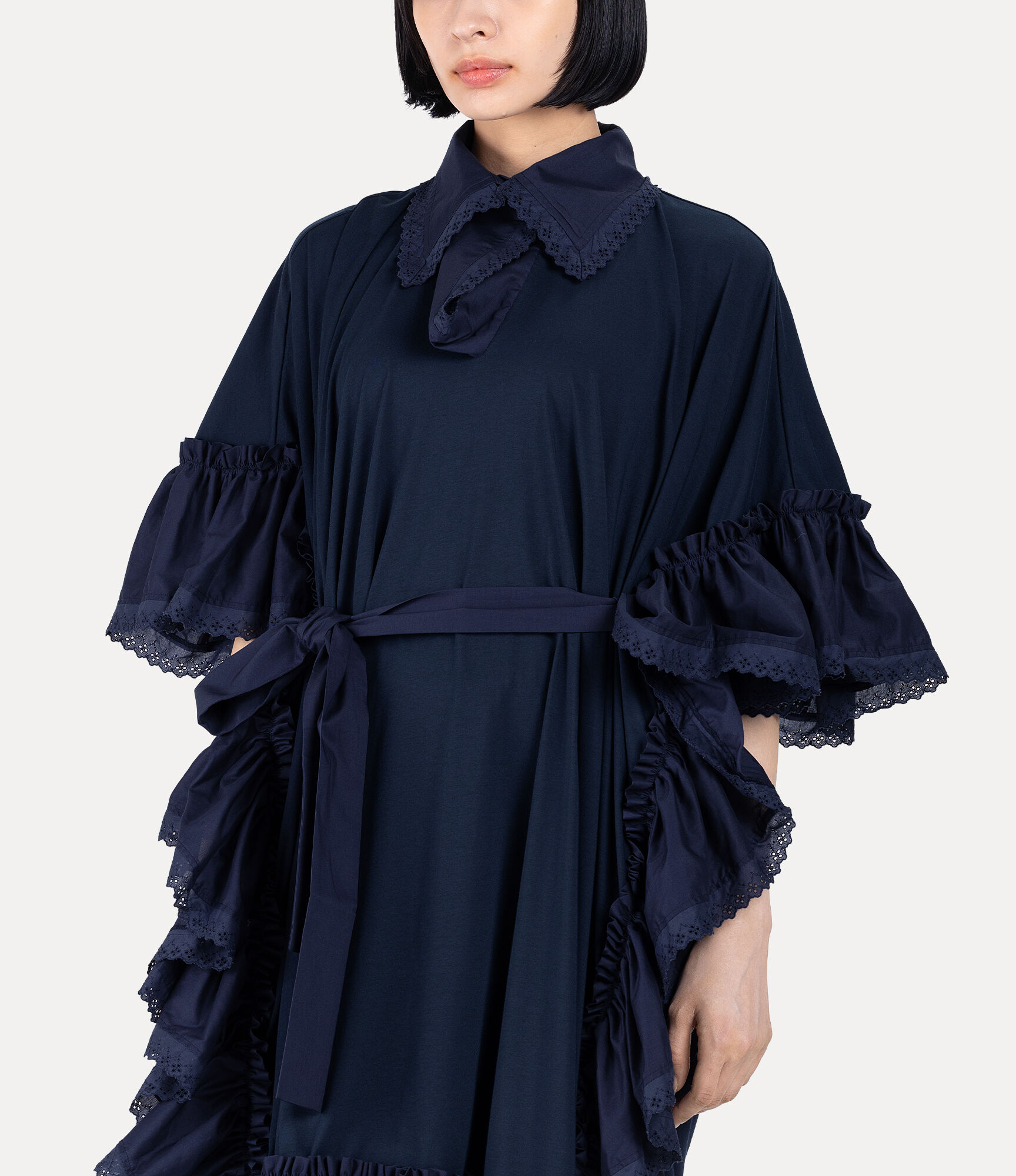 Dry Cotton Jersey Frill Dress  large image number 6
