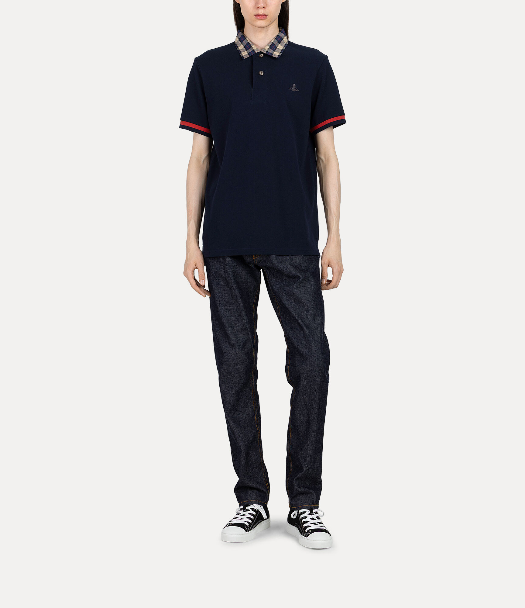 Detailed Check Polo  large image number 2