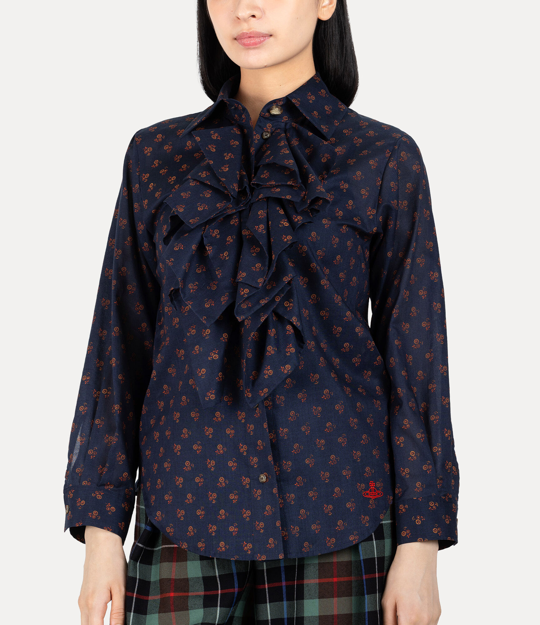 Bandana Flower Frill Shirt  large image number 4