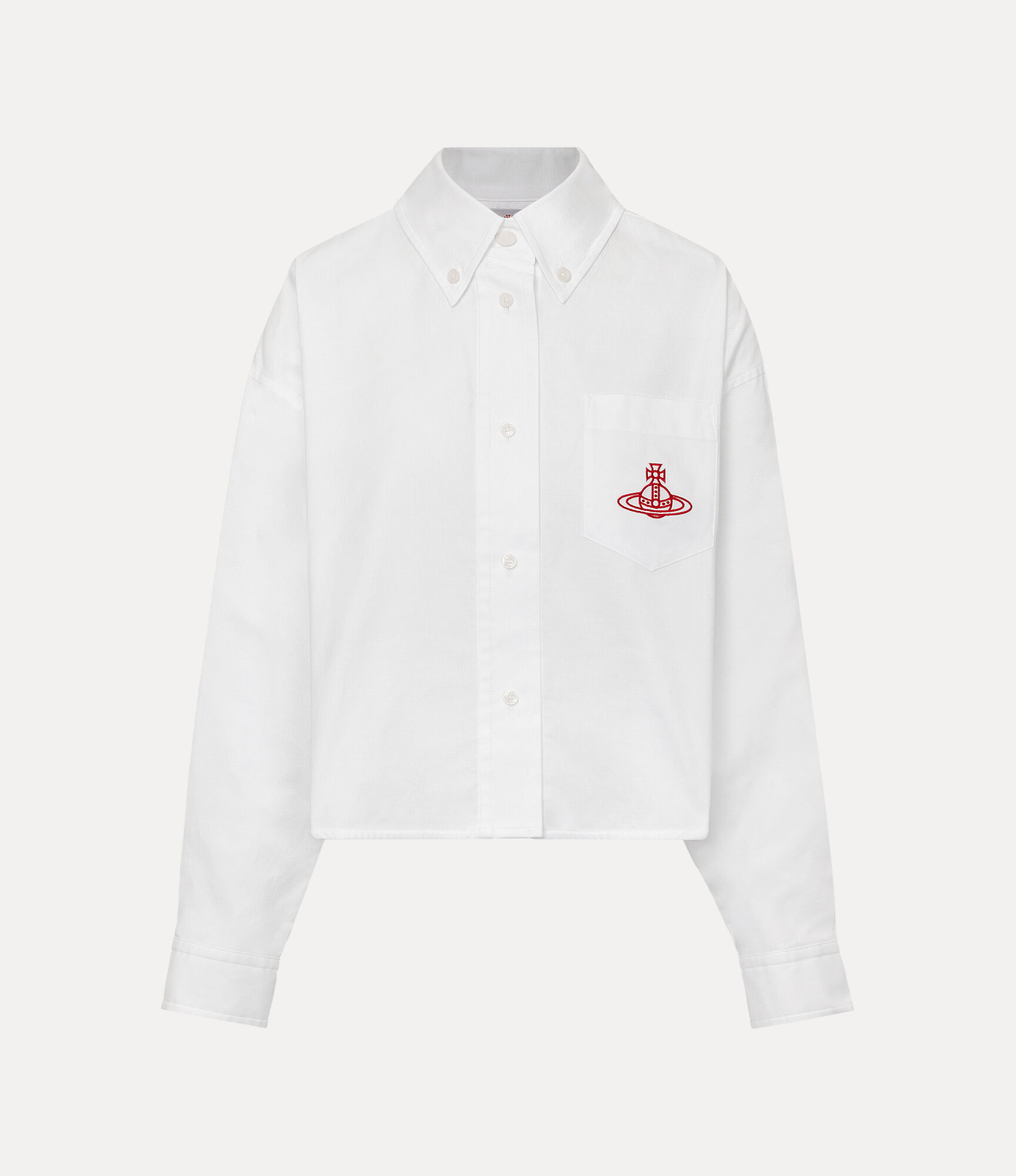 Organic Oxford Cropped Shirt  large image number 1