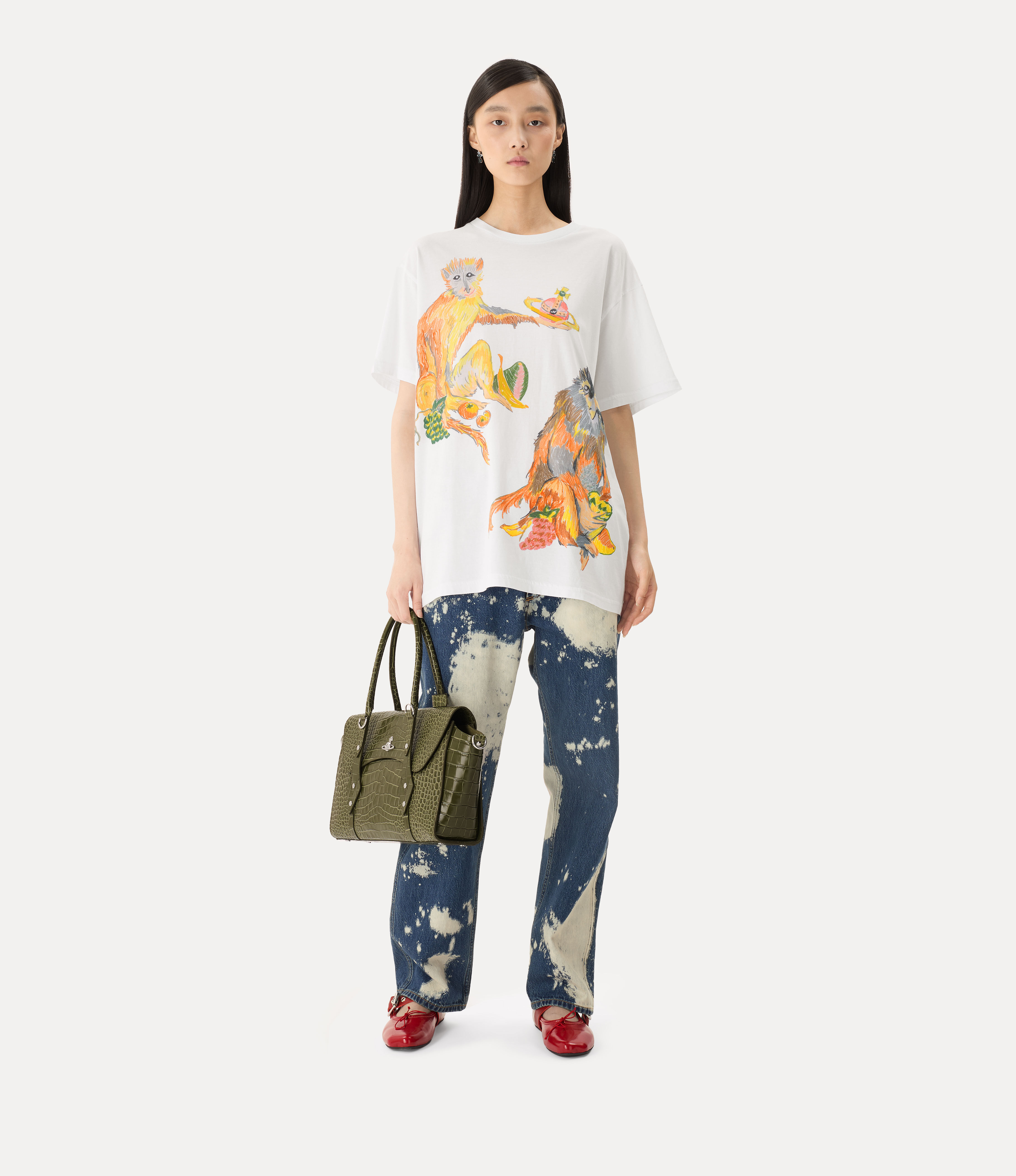 Monkeys Longline T-shirt  large image number 2