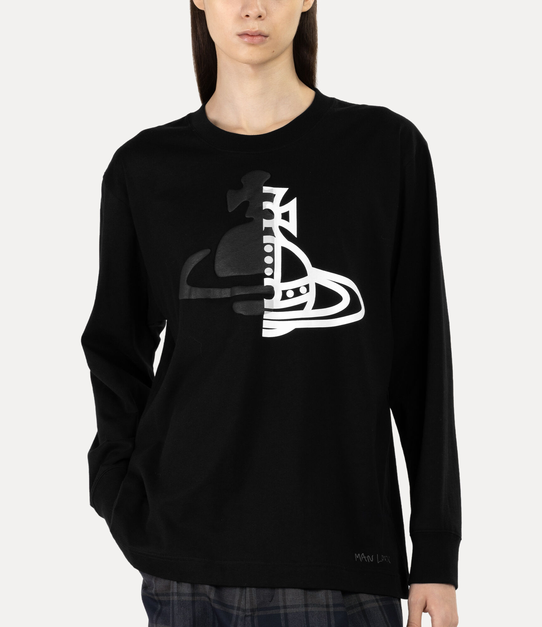 Half and Half Long Sleeve t-shirt   large image number 4