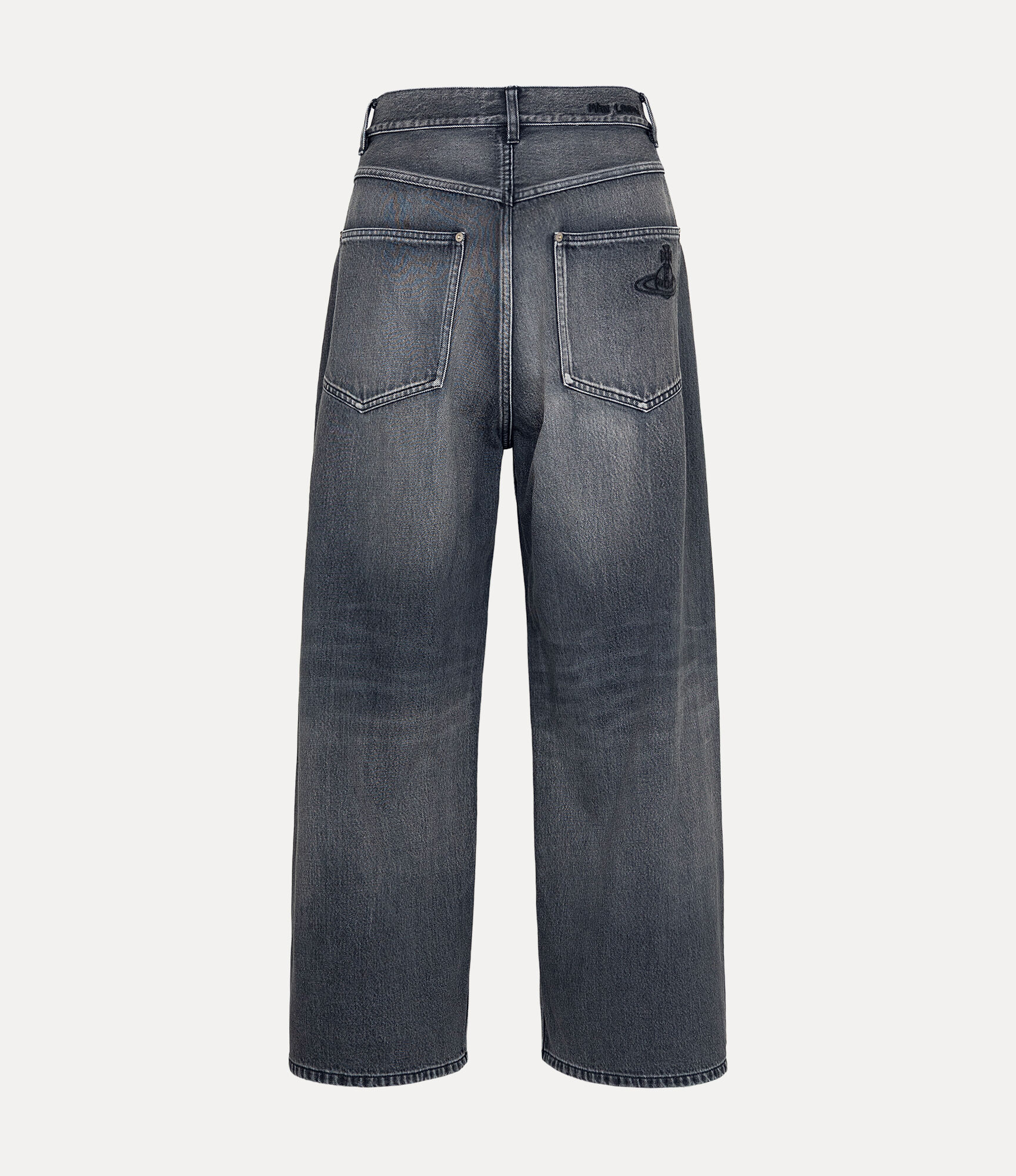 Stud Denim Wide Jeans  large image number 6