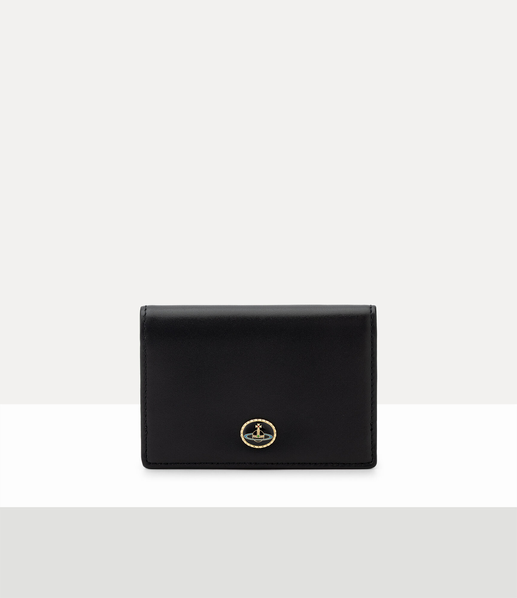 Vintage Orb Flap Card Holder