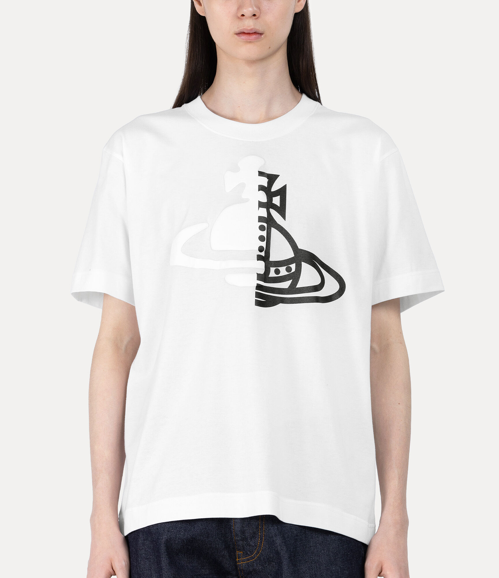 Half and Half Relaxed T-shirt  large image number 7