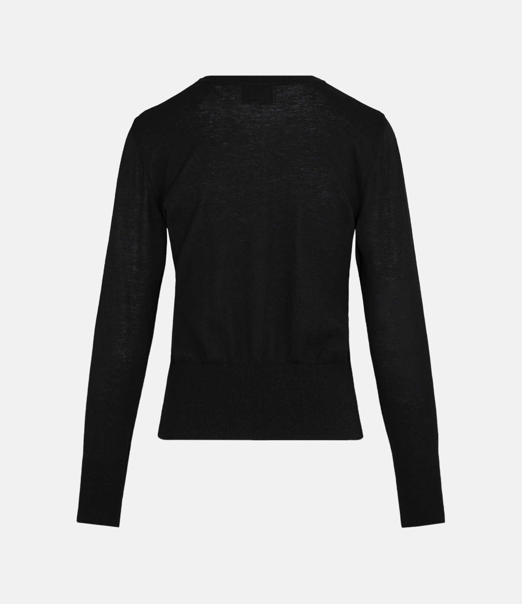Orb Embroidery Crew Neck Cardigan  large image number 5