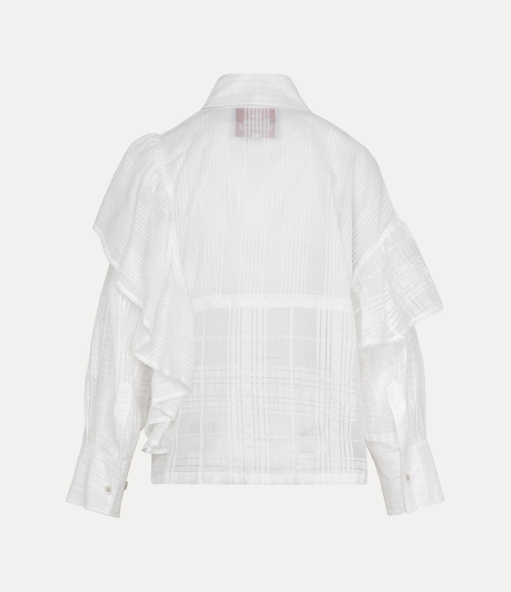 Orb Jacquard Detachable Lace Shirt  large image number 5