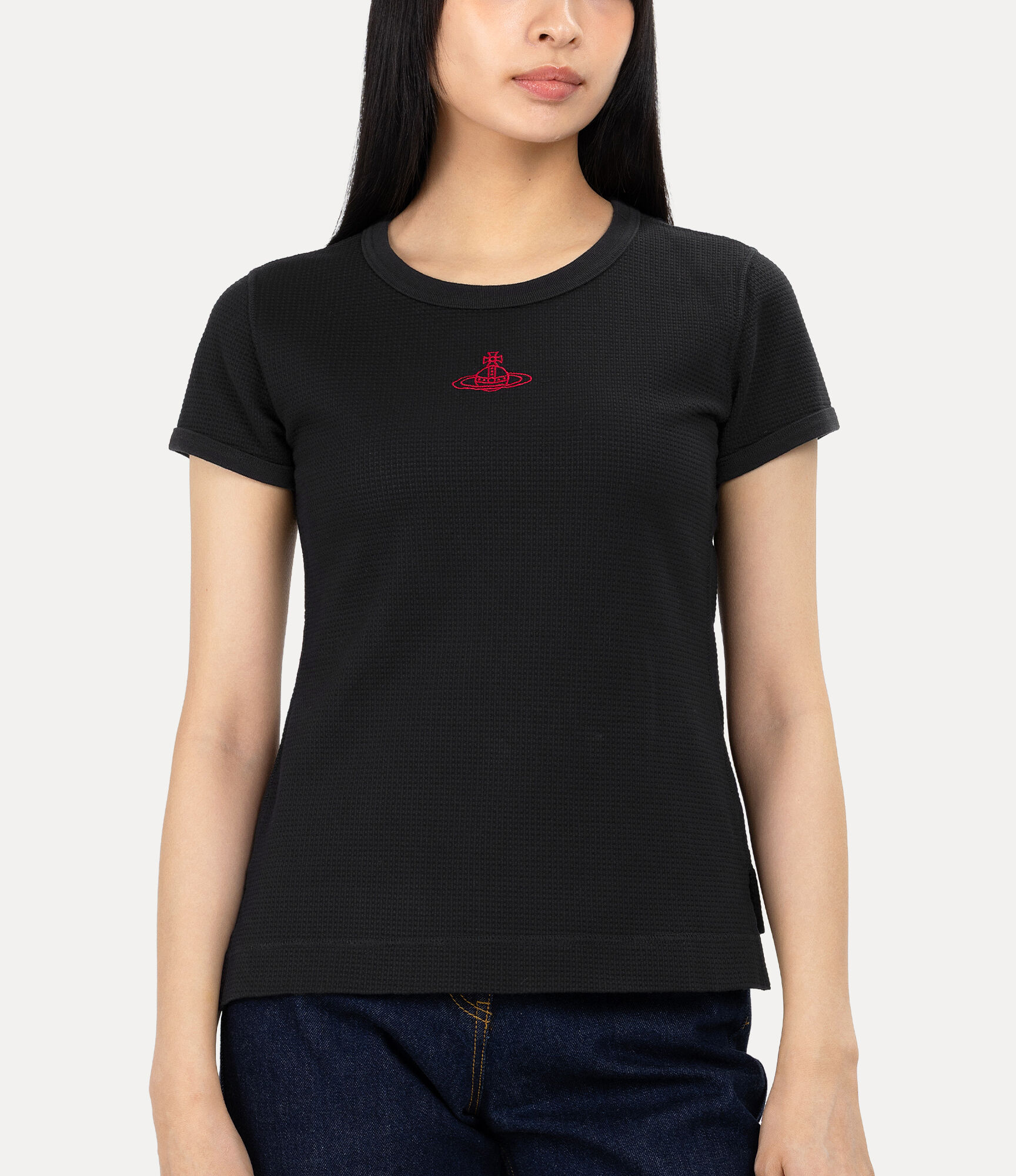 Irregular Waffle Compact T-shirt  large image number 4