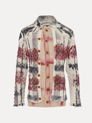 Dual Tartan Cardigan