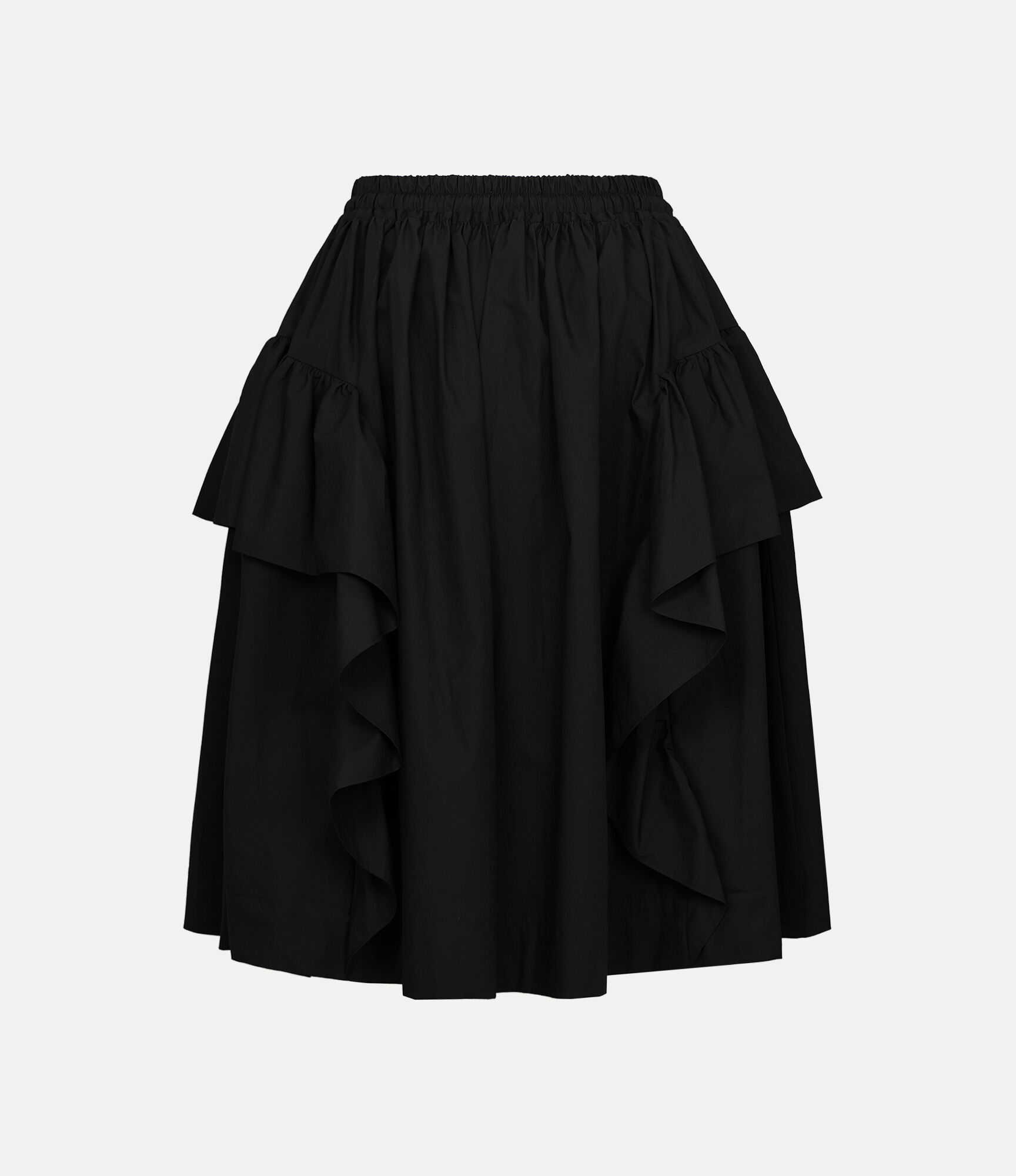 Micro Check Gathered Frill Skirt  large image number 5