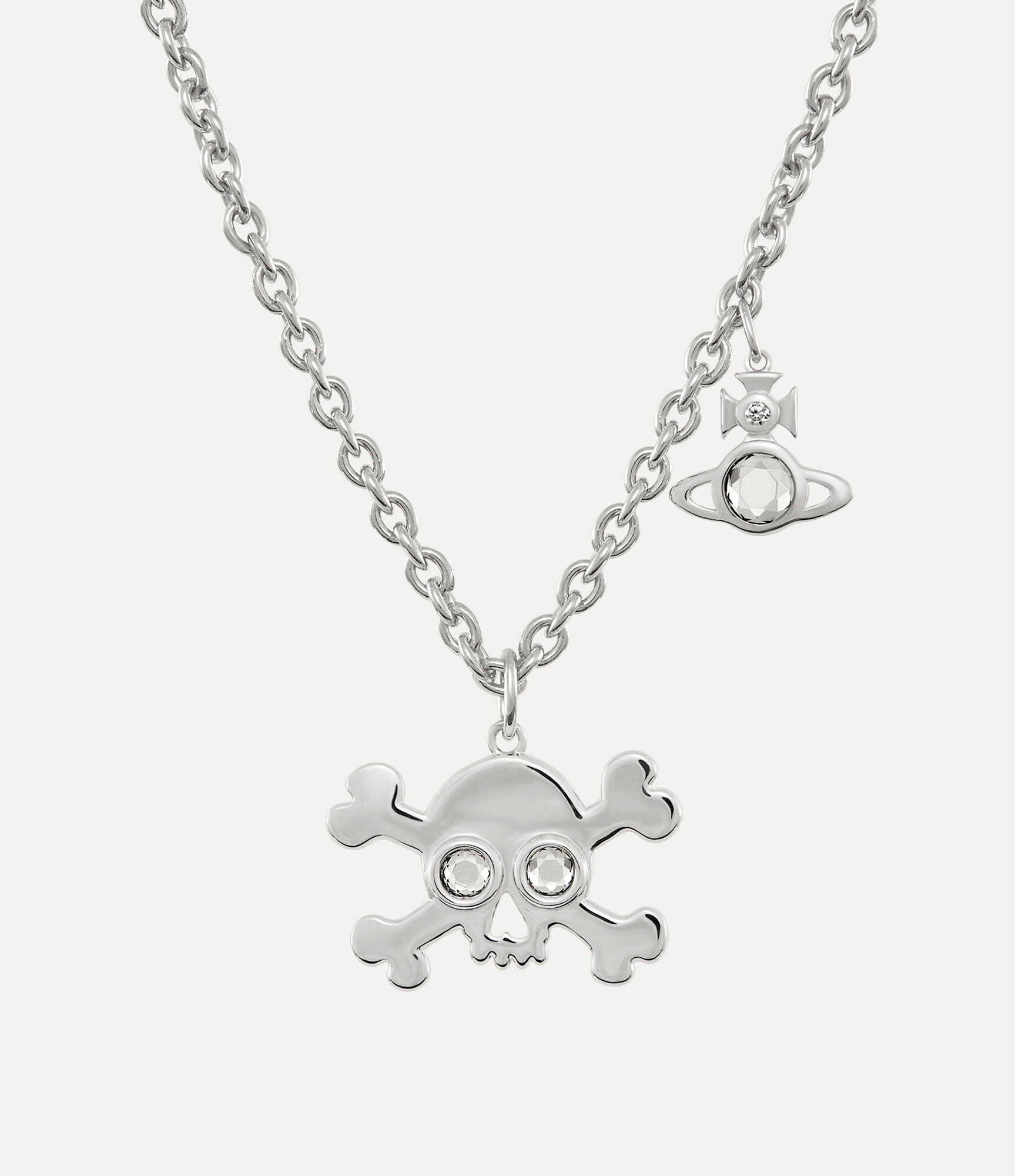 Man. Franklin Skull Pendant Necklace  large image number 1