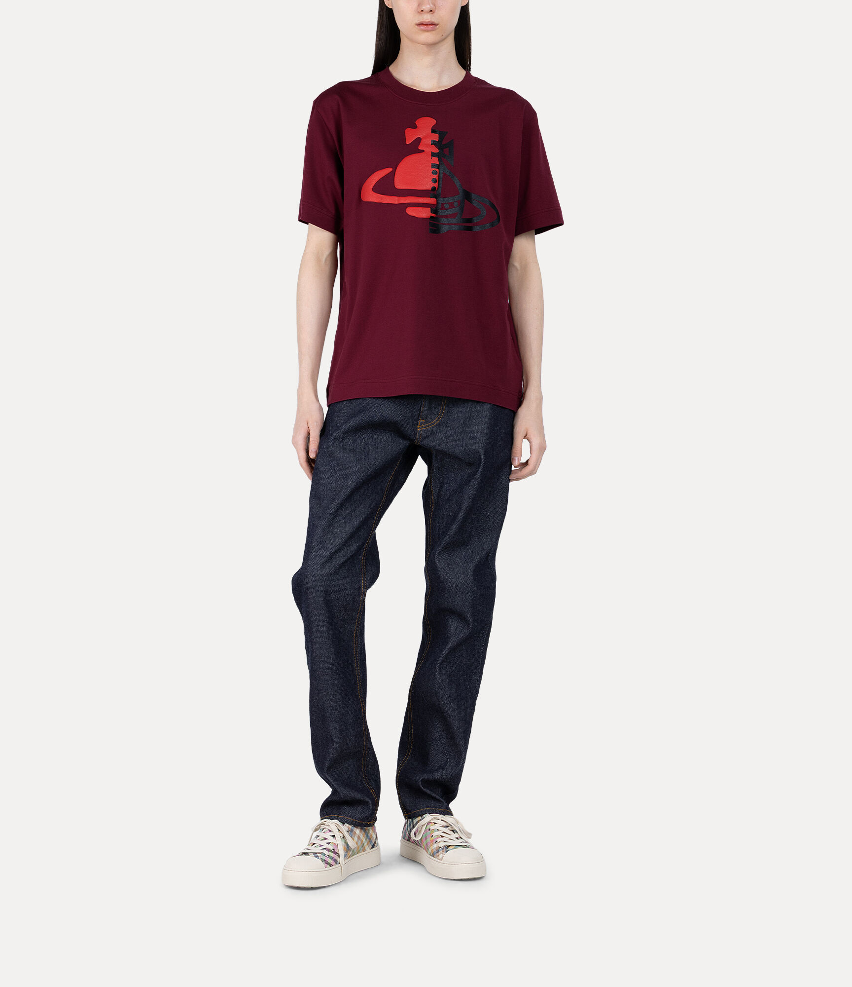 Half and Half Relaxed T-shirt  large image number 5