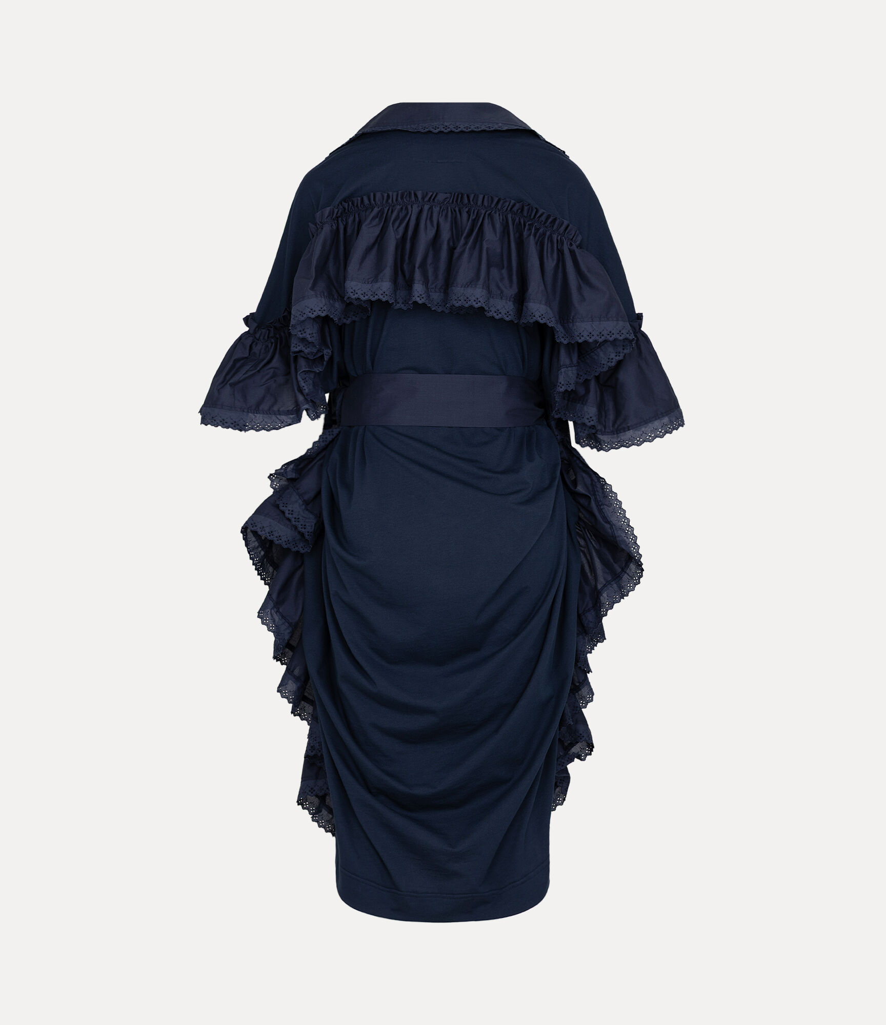 Dry Cotton Jersey Frill Dress  large image number 7