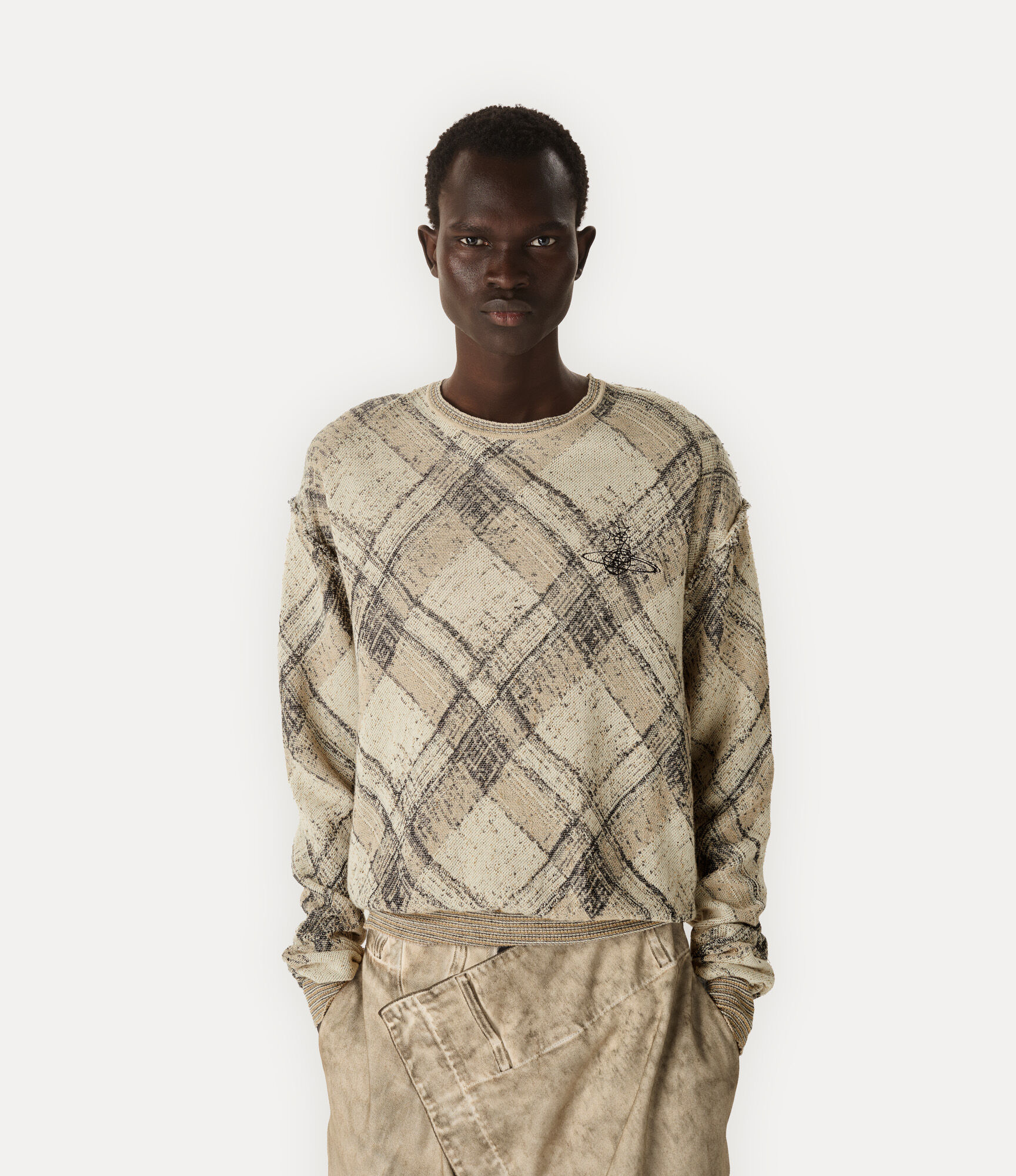 Broken Tartan Jumper  large image number 4