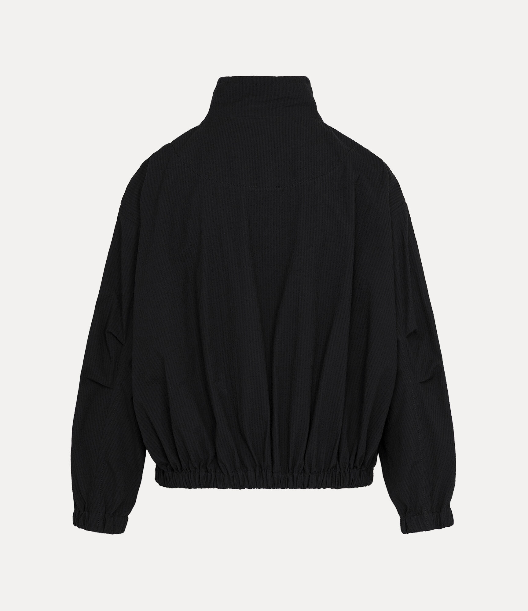 Cotton Seersucker Balloon Blouson  large image number 5
