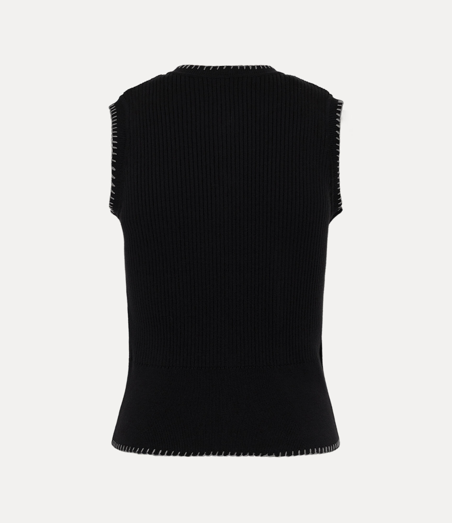 Blanket Stitch Rib Vest  large image number 5