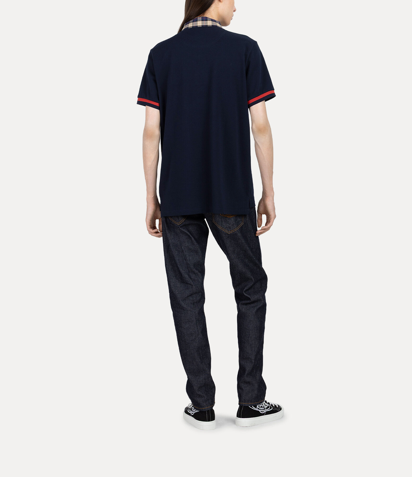 Detailed Check Polo  large image number 3