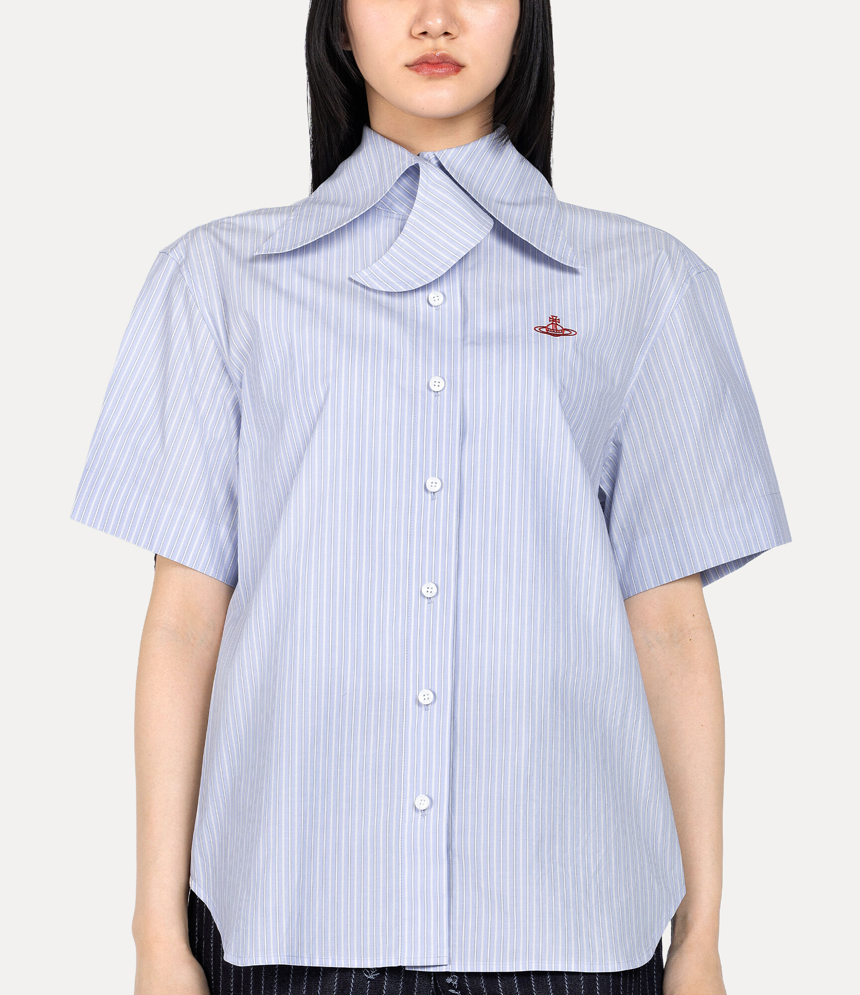 Organic Cotton Washer Short Sleeve Bird Shirt  large image number 4