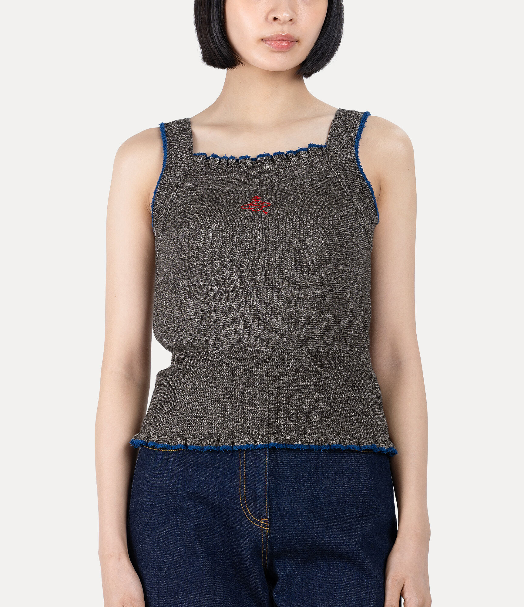 Silk Linen Frill Camisole  large image number 4