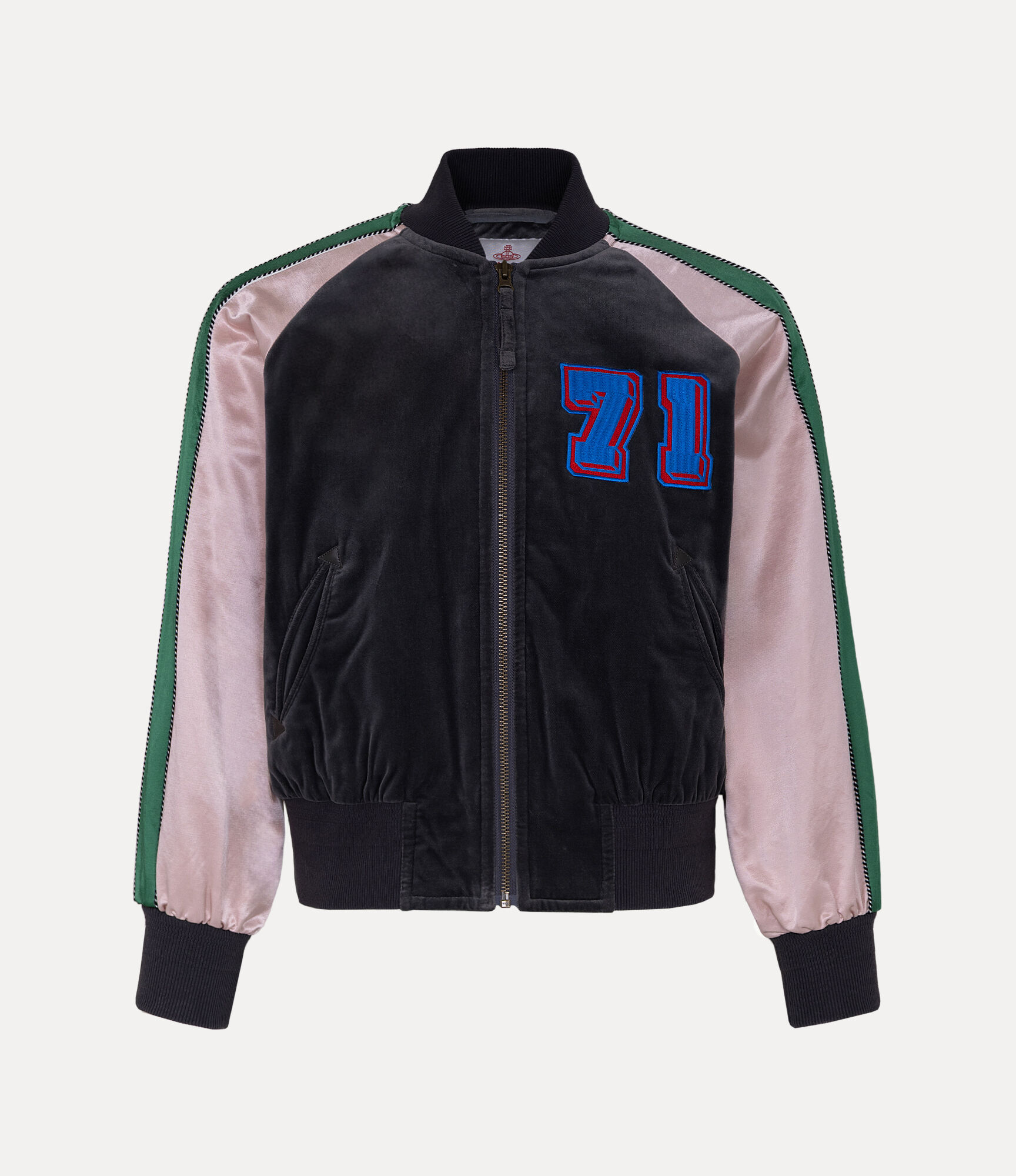 Broken Disco Orb Velvet Bomber 