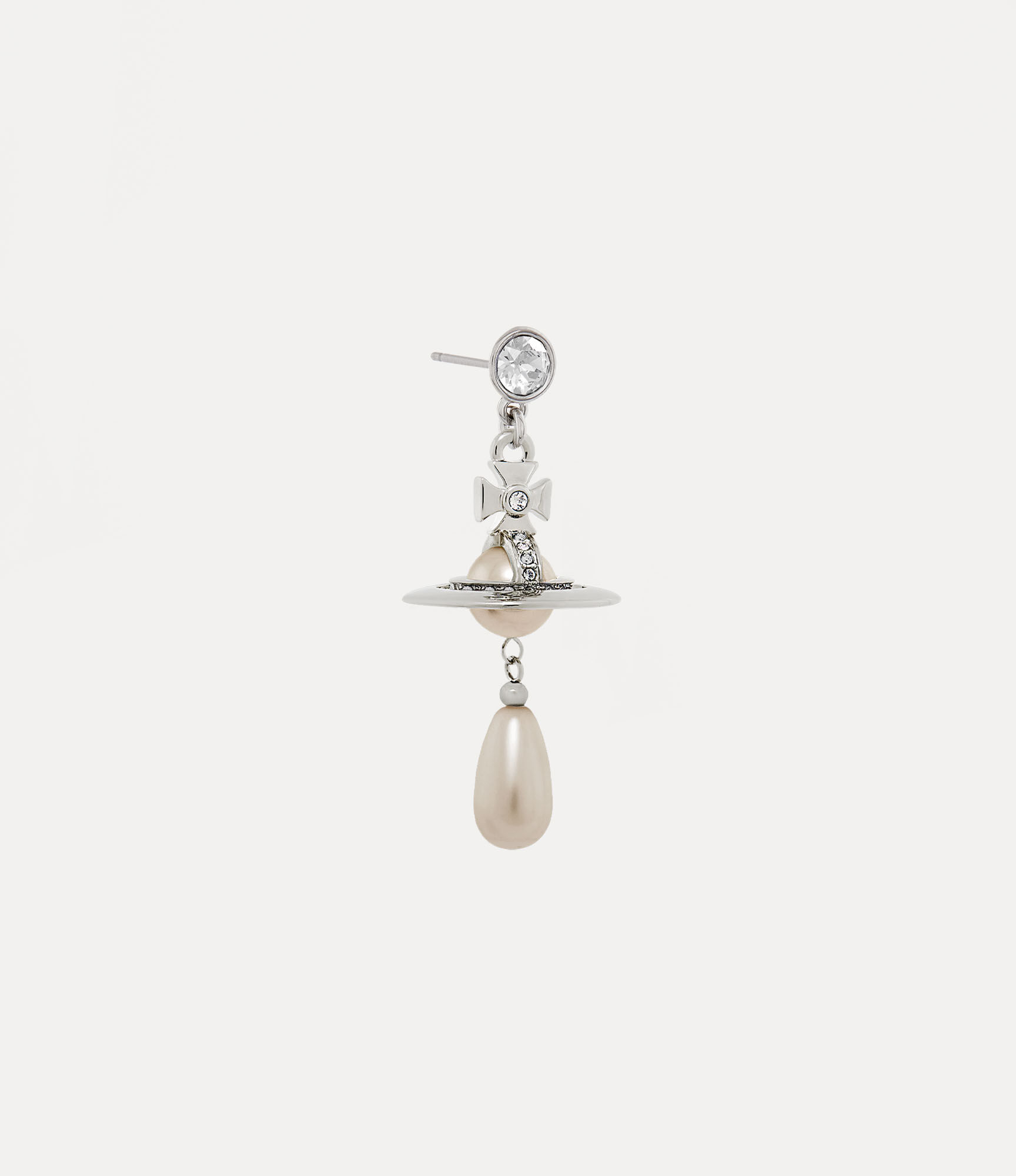 Man. Pearl Drop Single Earring  large image number 2