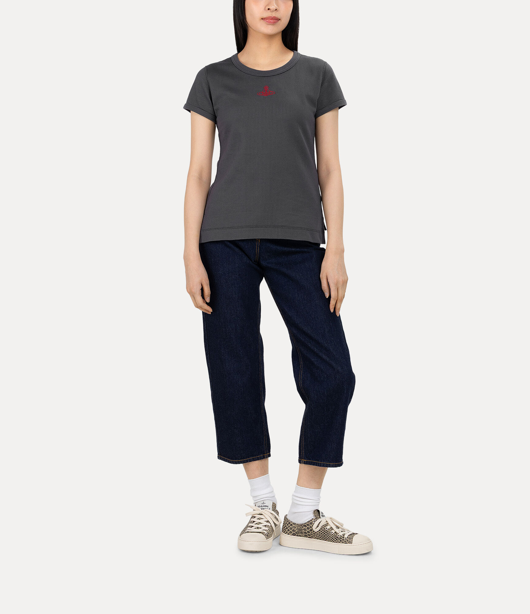 Irregular Waffle Compact T-shirt  large image number 2