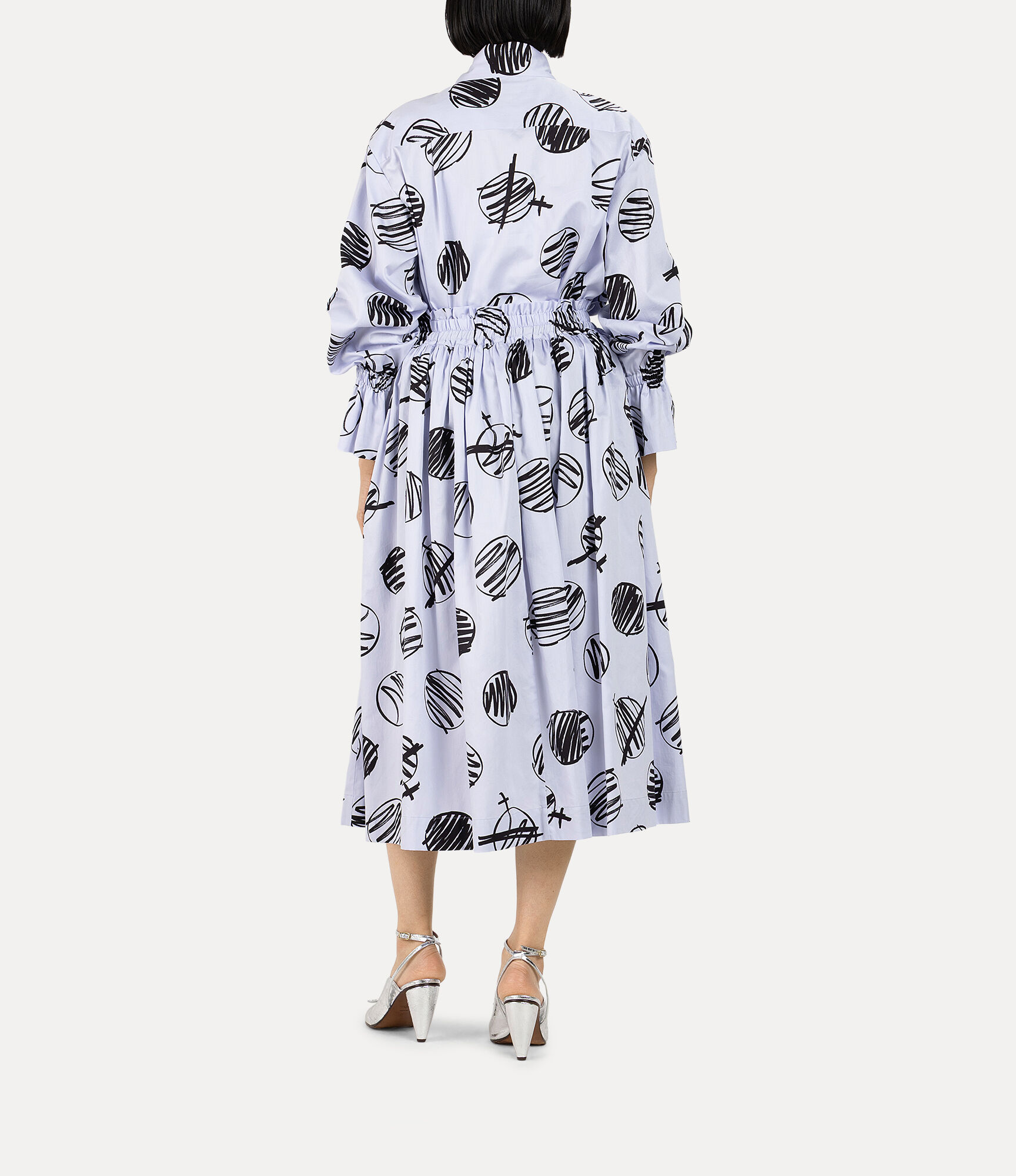 Scribble Dots Print Bow Top  large image number 3