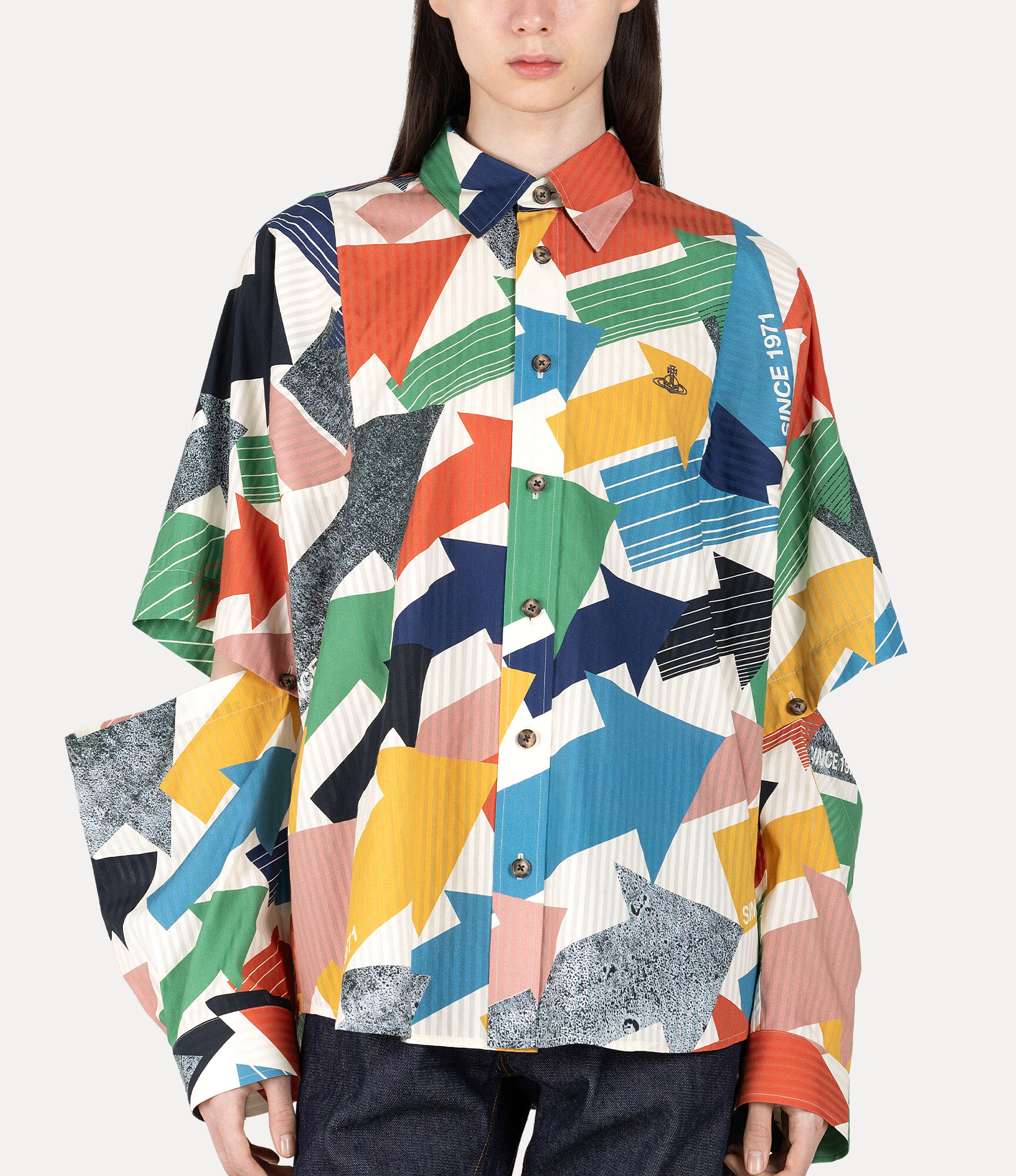 Arrows Slit Shirt  large image number 4
