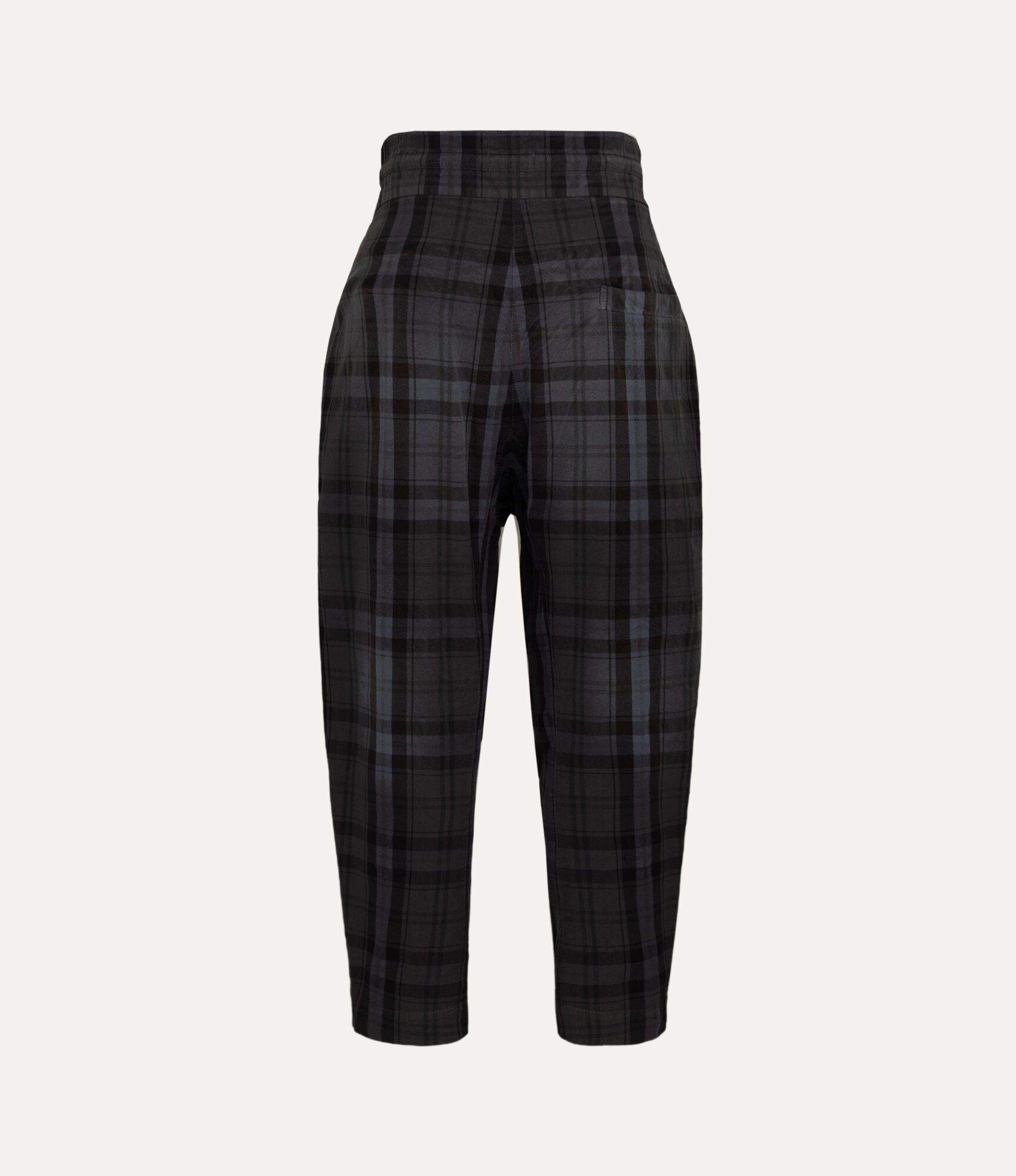 Cotton Tartan Overdye Trousers  large image number 5