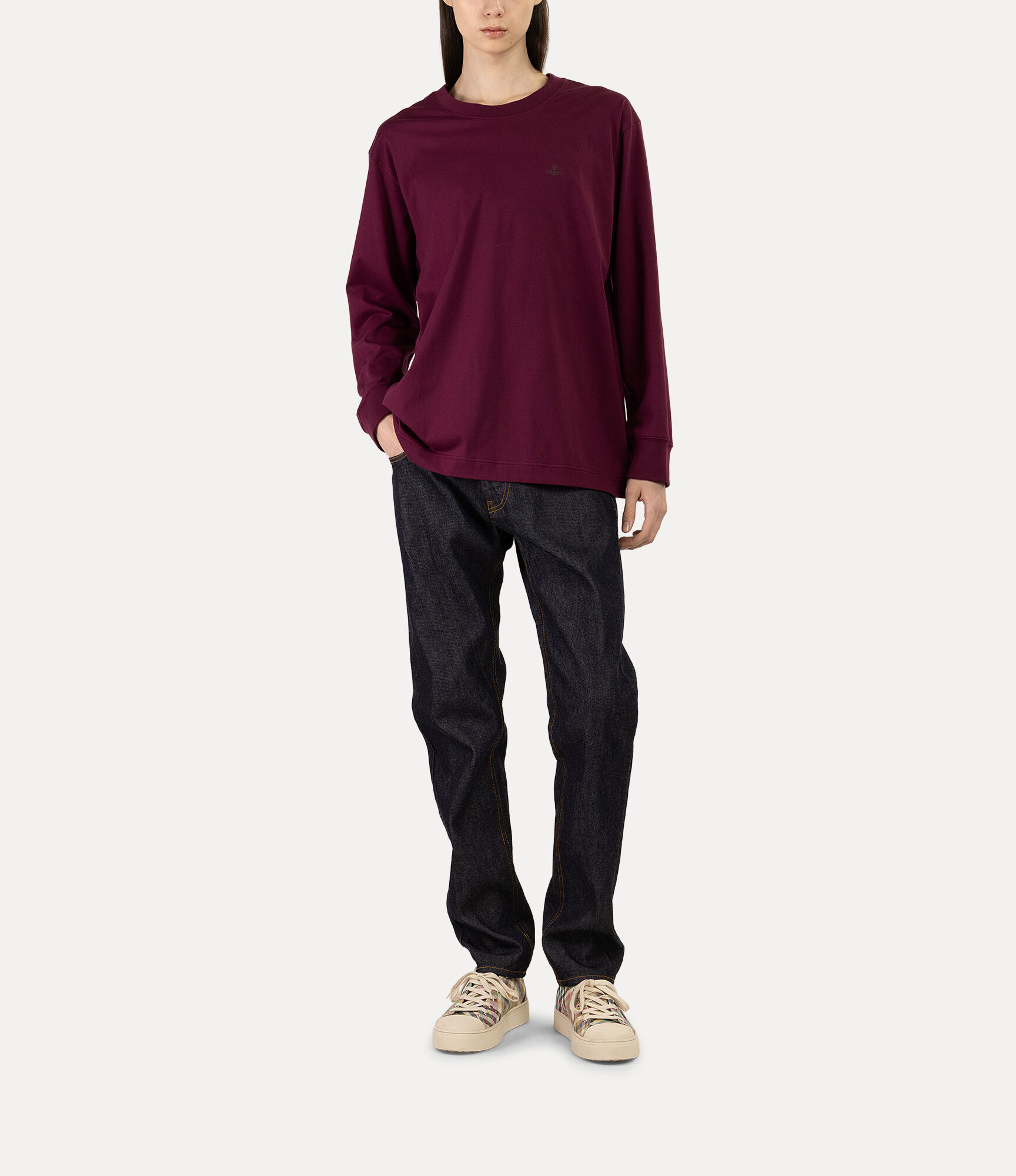  One Point Long Sleeve T-shirt  large image number 2