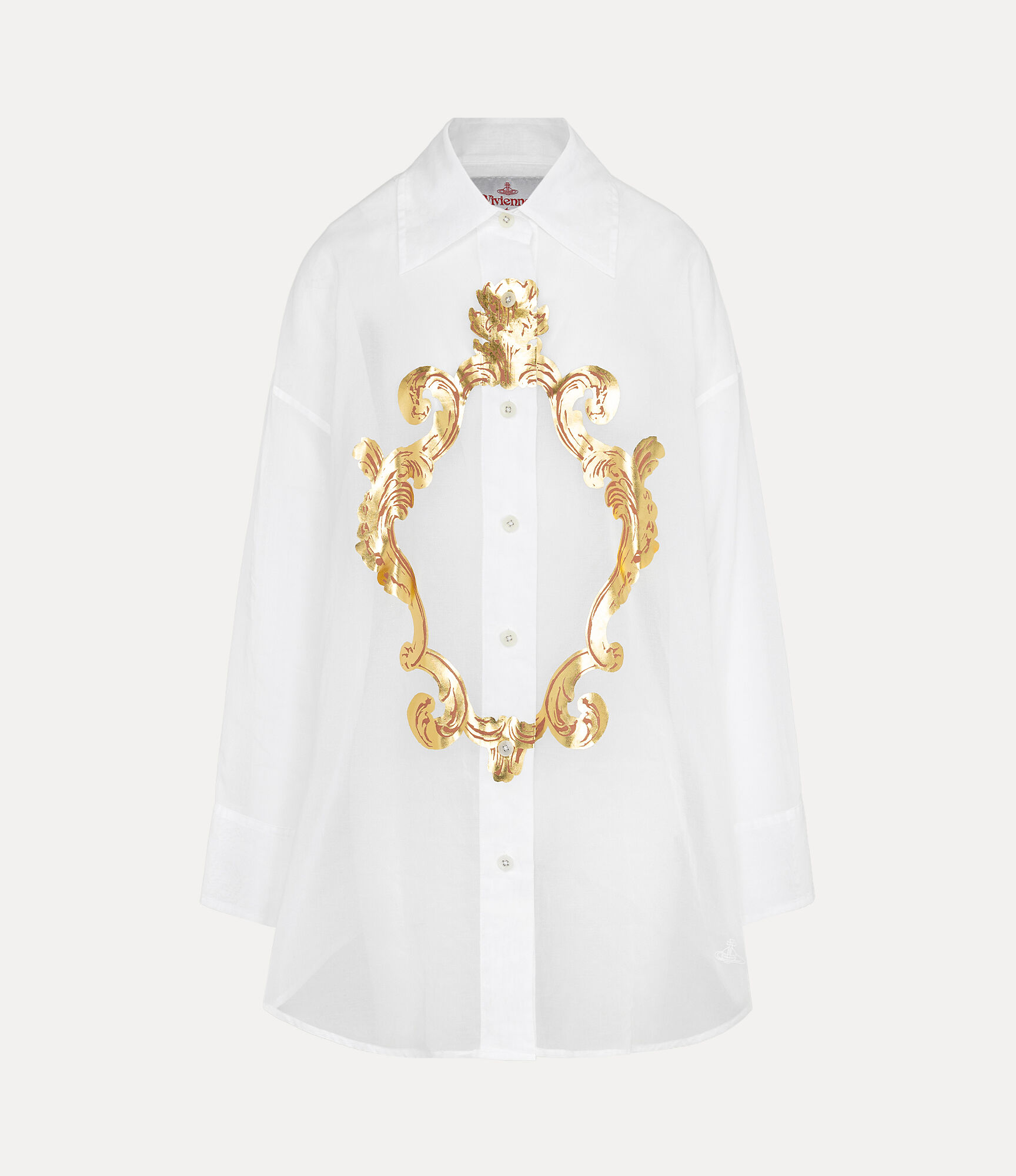 Cotton Voile Mirror Shirt