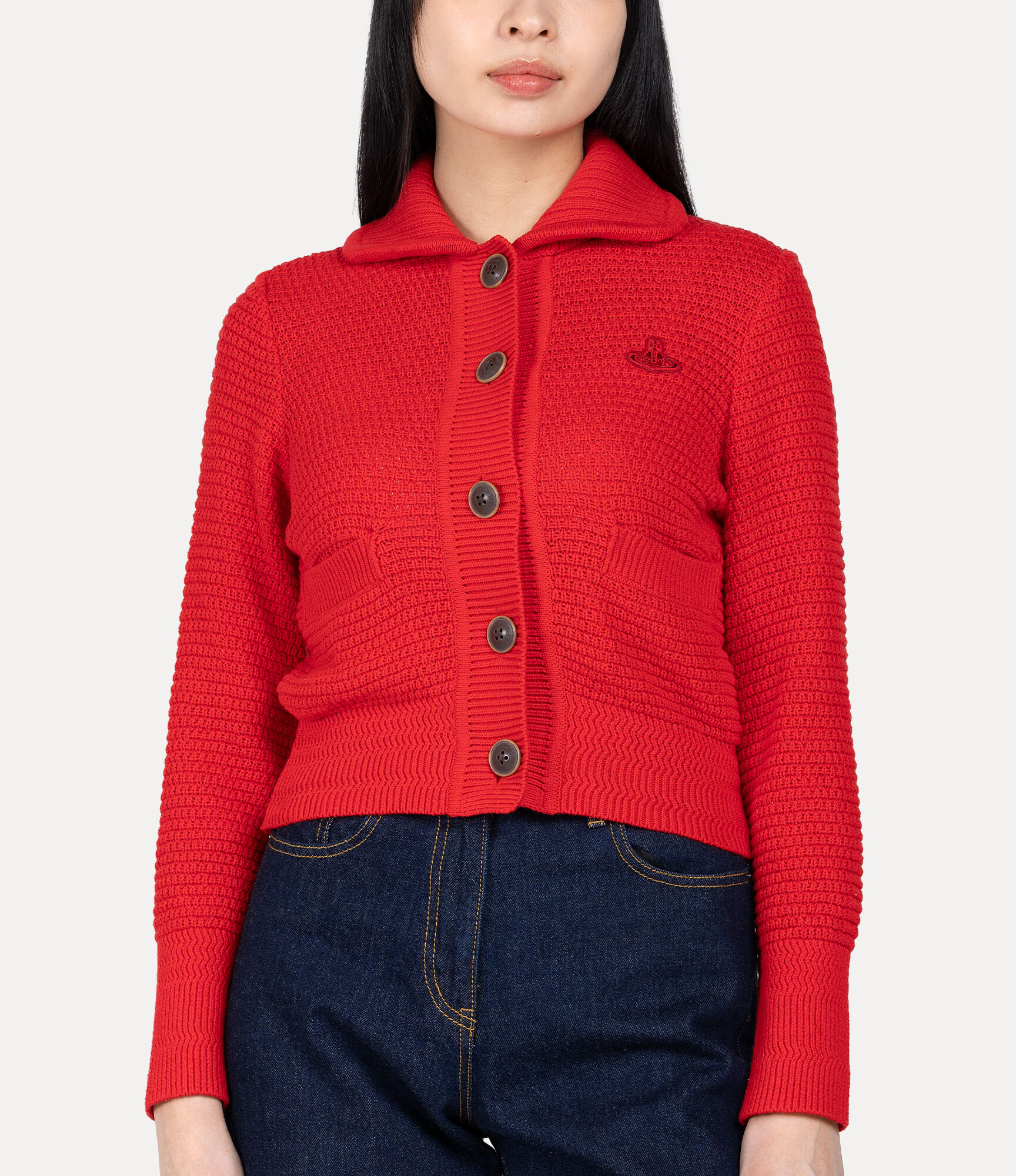 Round Collar cardigan  large image number 4