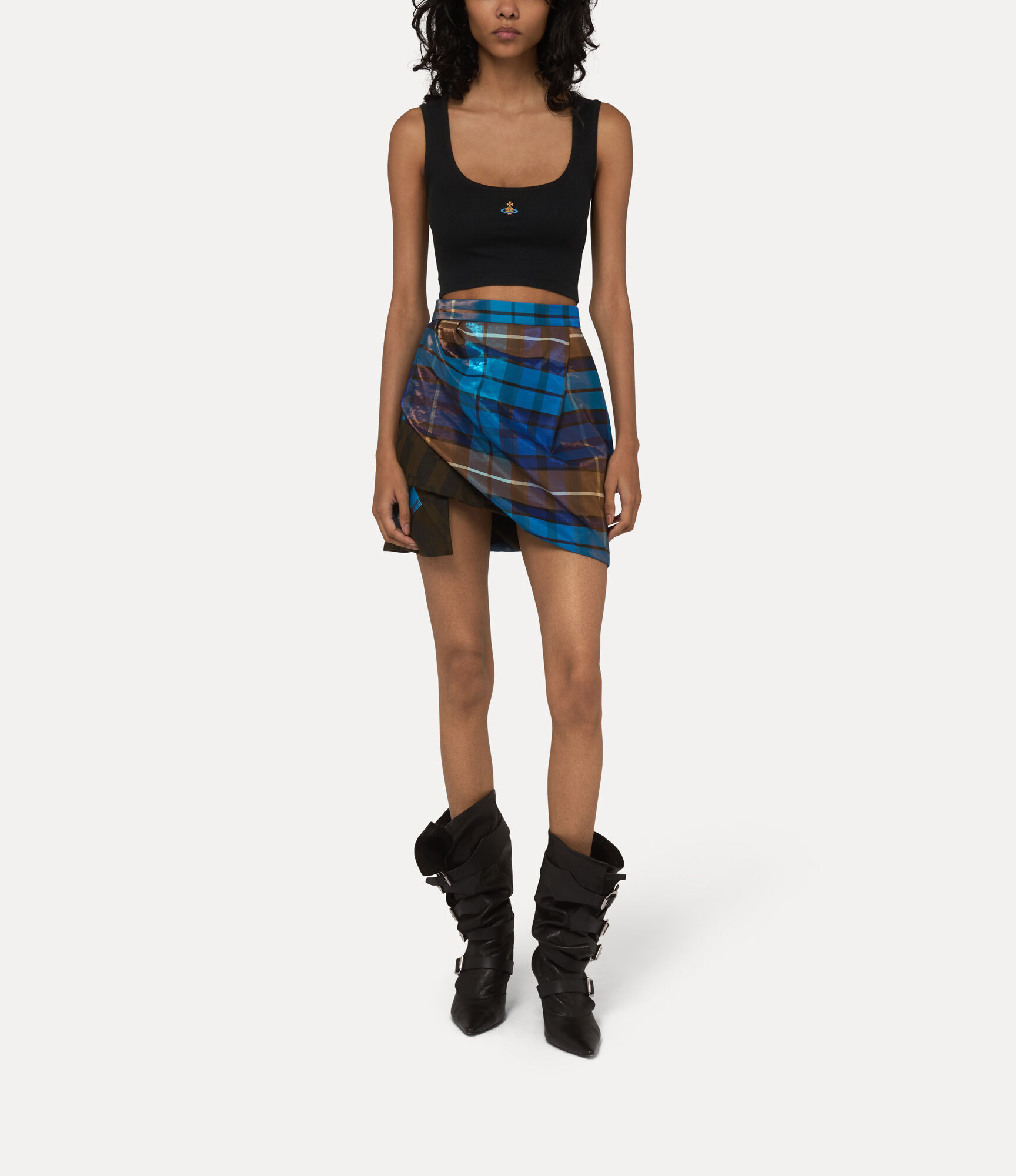 Cropped Rib Vest  large image number 2